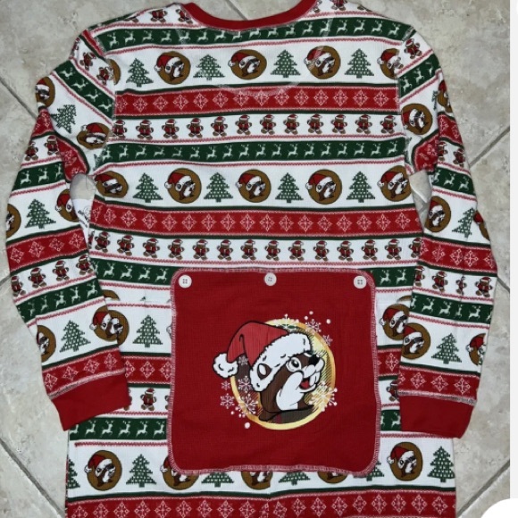Buc ees Christmas Onsie - Picture 3 of 6